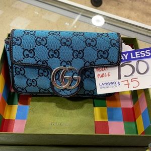 Gucci Super Mini Marmont Multicolor Purse